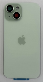 Задня кришка корпусу iPhone 15  з склом камери, зелена