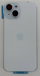 Задня кришка корпусу iPhone 15  з склом камери, біла