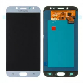 Дисплей Samsung J730 з сенсорним склом, без рамки,OLED, блакитний