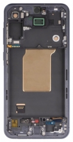 Дисплей Samsung A556 з сенсорним склом, в рамці,OLED,чорний