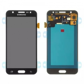 Дисплей Samsung J500 з сенсорним склом, без рамки,OLED, чорний