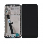 Дисплей Xiaomi Redmi 7a з сенсорним склом,з рамкою,чорний, Сервісний оригінал
