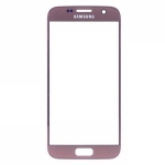 Скло дисплея Samsung S7 рожевий Оригінал