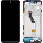 Дисплей Xiaomi Redmi Note 11T 5G/Poco M4 Pro 5G з сенсорним склом з рамкою,чорний,Сервісний оригінал