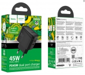 Мережевий зарядний пристрій Hoco CS62A 45W 