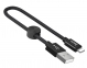 Кабель USB Hoco X35 Lightning 0.25m чорний)