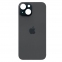 Задня кришка корпусу iPhone 15  з склом камери, чорна